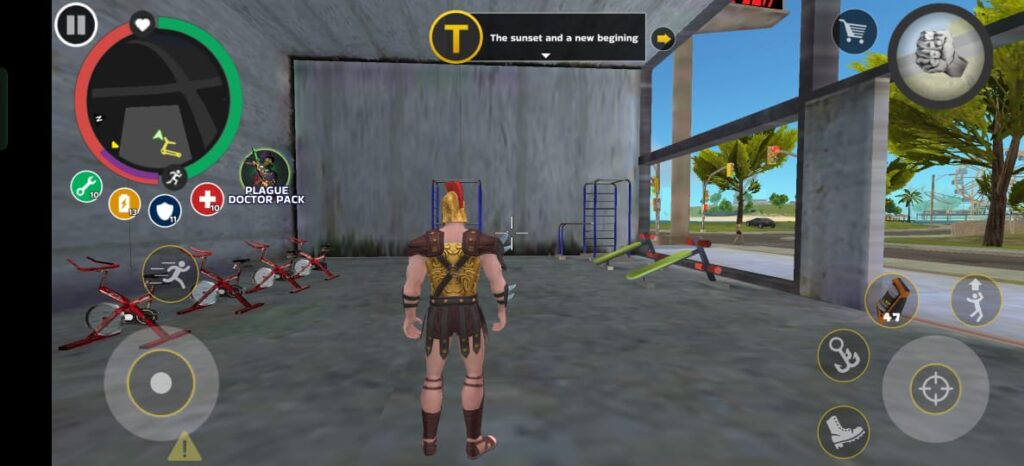 Rope Hero 2 16 rope hero 2 mod apk gym in game