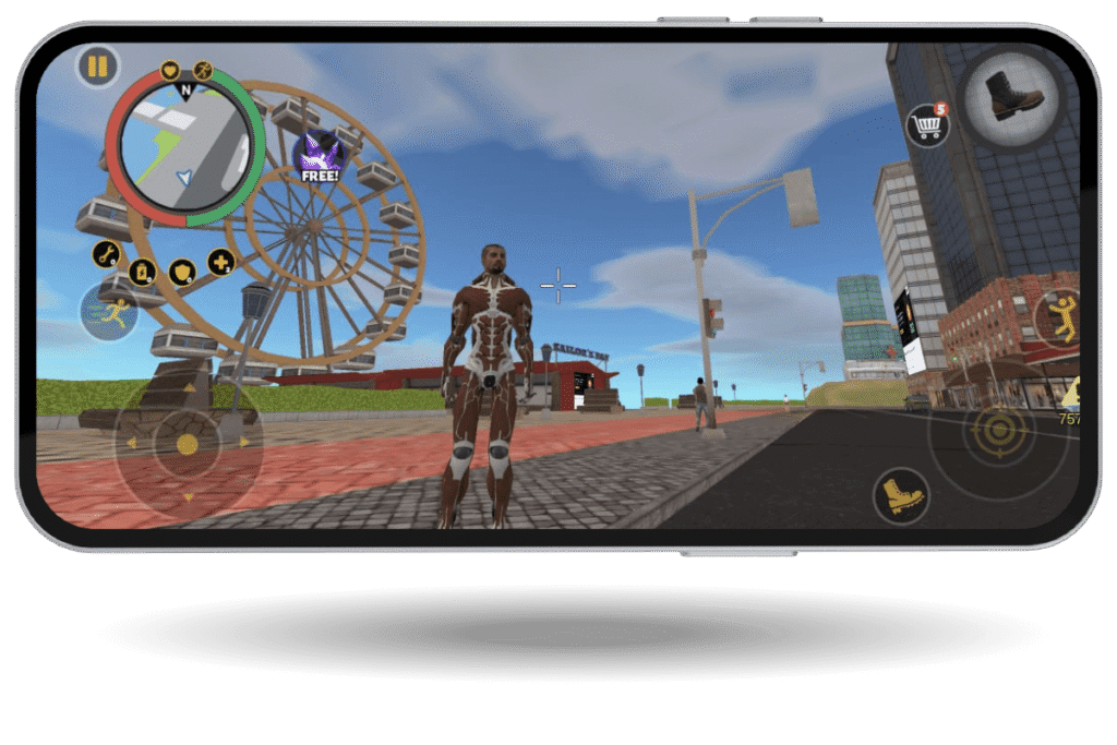 Rope Hero 3 1 Rope hero 3 mod apk hero section image